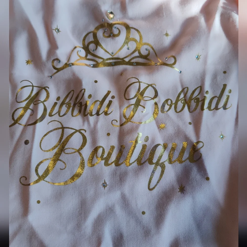 DISNEY PARKS Official Bibbidi Bobbidi Boutique Backpack, Pink w/Gold, NWT